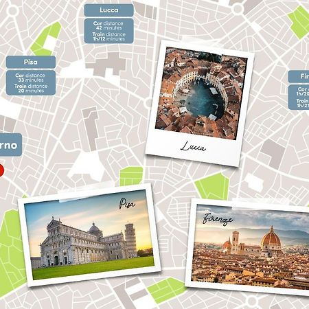 ליבורנו Free Parking Appartamento 5 Stelle Elegante Con Suite מראה חיצוני תמונה