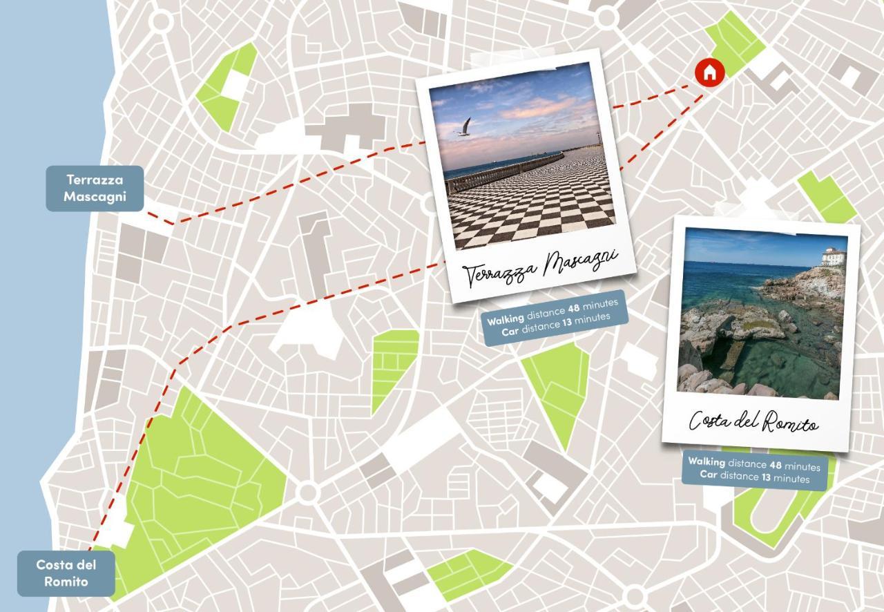 ליבורנו Free Parking Appartamento 5 Stelle Elegante Con Suite מראה חיצוני תמונה
